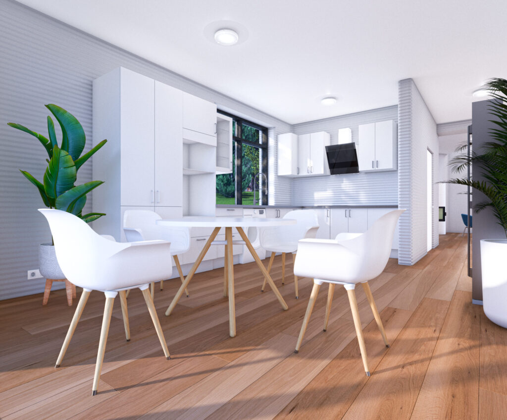 Кухня в напечатанном доме